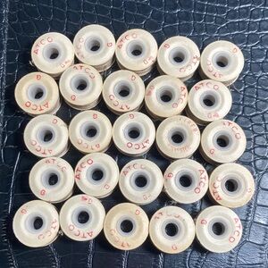 25 ATCO Style G TAN Fiber Polyester Prewound Bobbins
